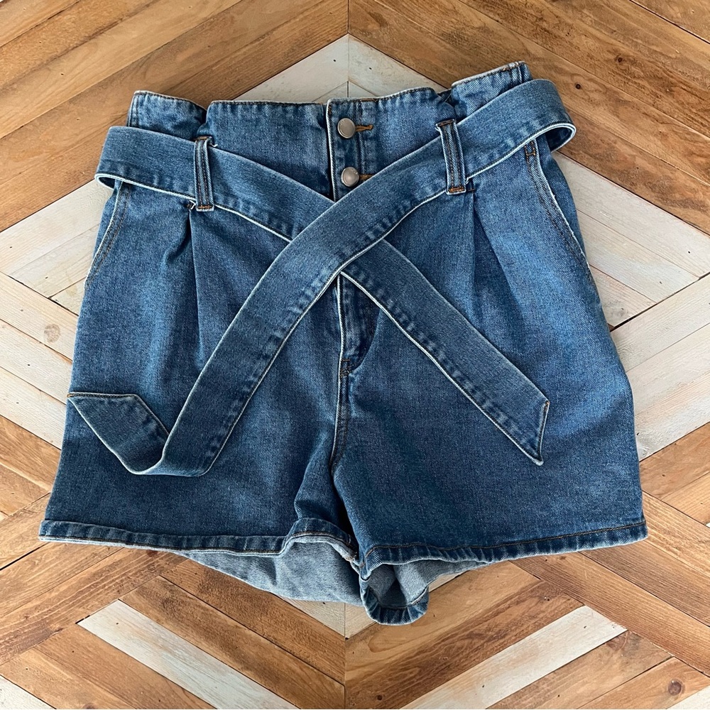 Lole Denim High Waisted Women's Shorts with Belt